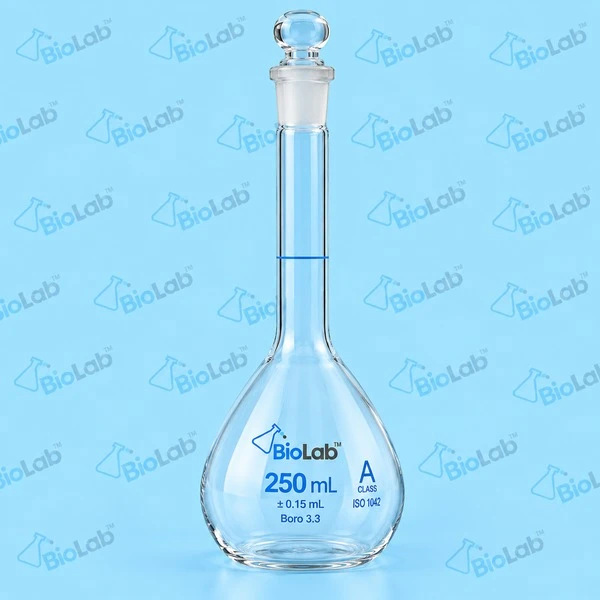 Borosilicate volumetric Flask Class-A 250ML by BioLab Scientific Pvt Ltd